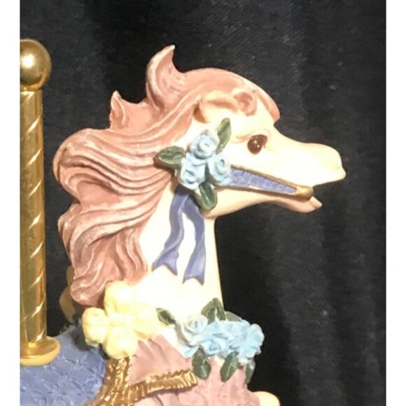 Heritage House Carousel Melodies County Fair Horse Figurines 6" Tall Set of 4 - Picture 14 of 15